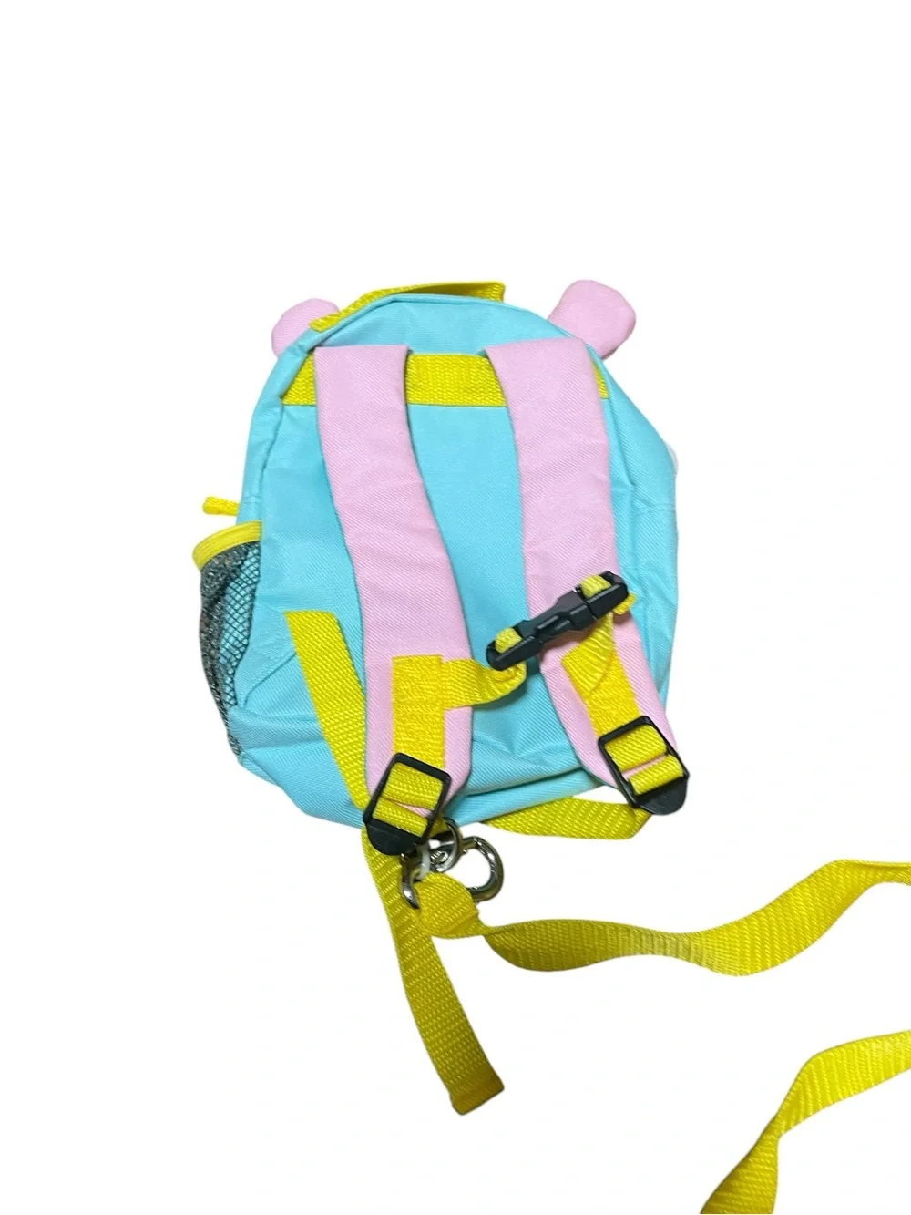 Skip Hop Turquoise Unicorn Mini Backpack with Yellow Polka Dot Pocket